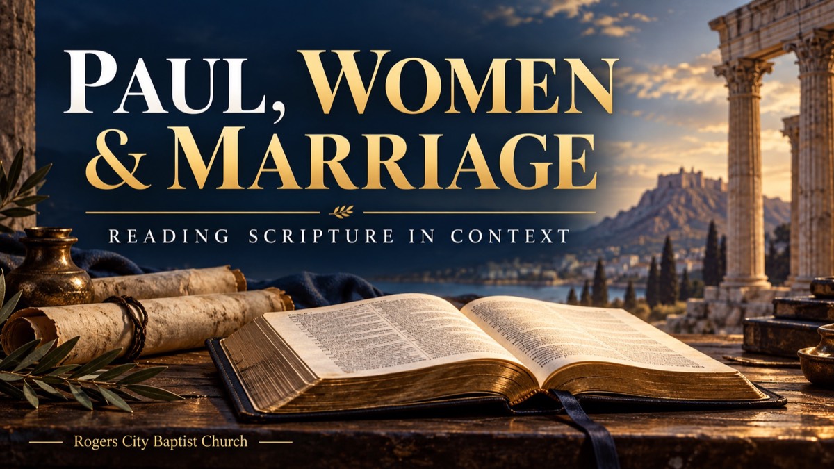 Paul, Women, and Marriage: Reading Scripture in Context &mdash; First Corinthians: God’s Wisdom for the Church