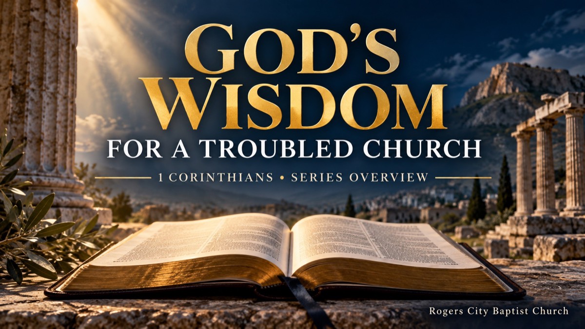 God's Wisdom for a Troubled Church &mdash; First Corinthians: God’s Wisdom for the Church
